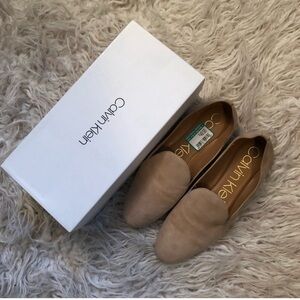Tan Suede Calvin Klein